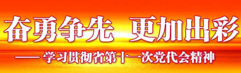 奮勇?tīng)?zhēng)先，更加出彩——學(xué)習(xí)貫徹省第十一次黨代會(huì)精神