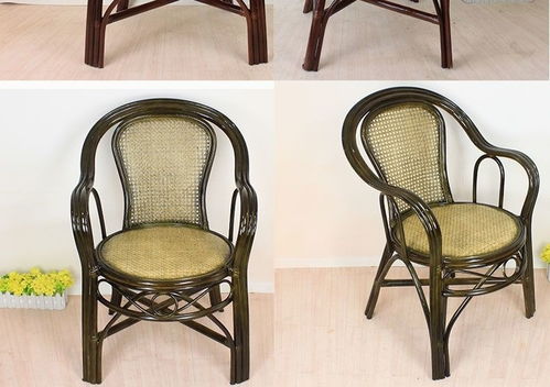 真藤椅三件套陽臺桌椅小茶幾休閑家用客廳組合簡約單人靠背藤椅子